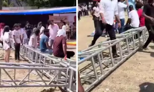Pune में होली के मौके पर लाइटिंग गर्डर गिरा; 15 लोग घायल