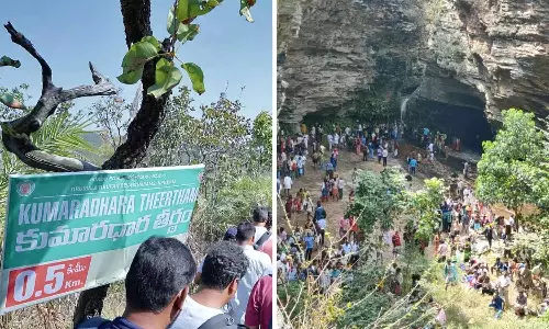 Falgun Purnima पर हज़ारों भक्तों ने किया कुमारधारा तीर्थम में पवित्र डुबकी