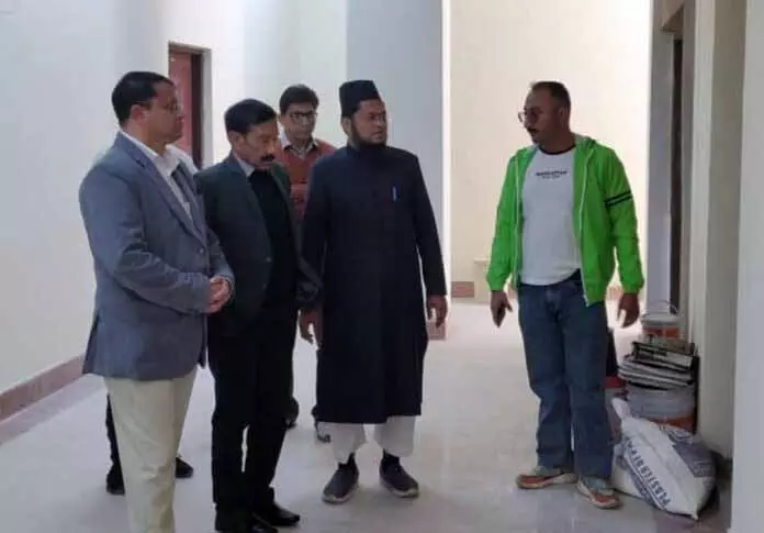 BGSBU के कुलपति ने चल रहे बुनियादी ढांचे के विकास कार्यों की समीक्षा की BGSBU के कुलपति ने चल रहे बुनियादी ढांचे के विकास कार्यों की समीक्षा की