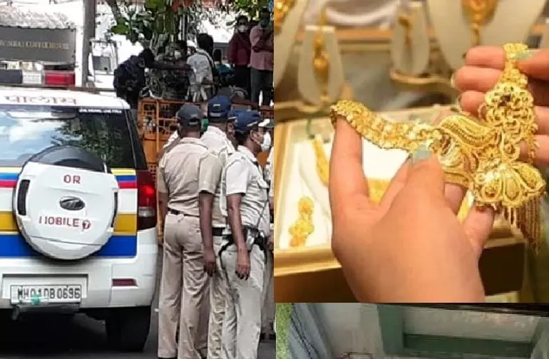 Mumbai: ज्वेलरी शॉप में 7.88 करोड़ की चोरी, मामले में तीन गिरफ्तार Mumbai: ज्वेलरी शॉप में 7.88 करोड़ की चोरी, मामले में तीन गिरफ्तार