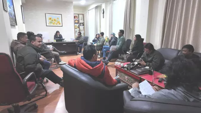 Sikkim इंटरनेशनल फिल्म फेस्टिवल के लिए शुरुआती मीटिंग Sikkim इंटरनेशनल फिल्म फेस्टिवल के लिए शुरुआती मीटिंग