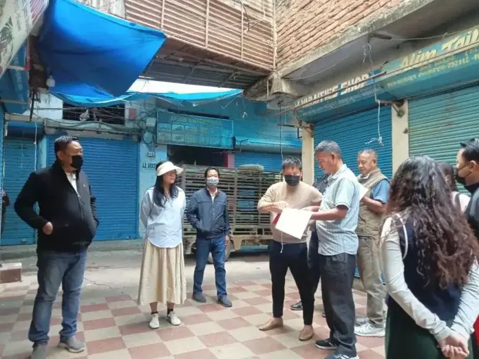 Dimapur नगर परिषद ने संपत्ति निरीक्षण अभियान चलाया
