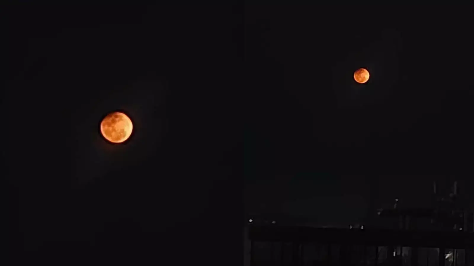 Total lunar eclipse: हैदराबाद का आसमान 26 मिनट तक ब्लड मून से जगमगाया