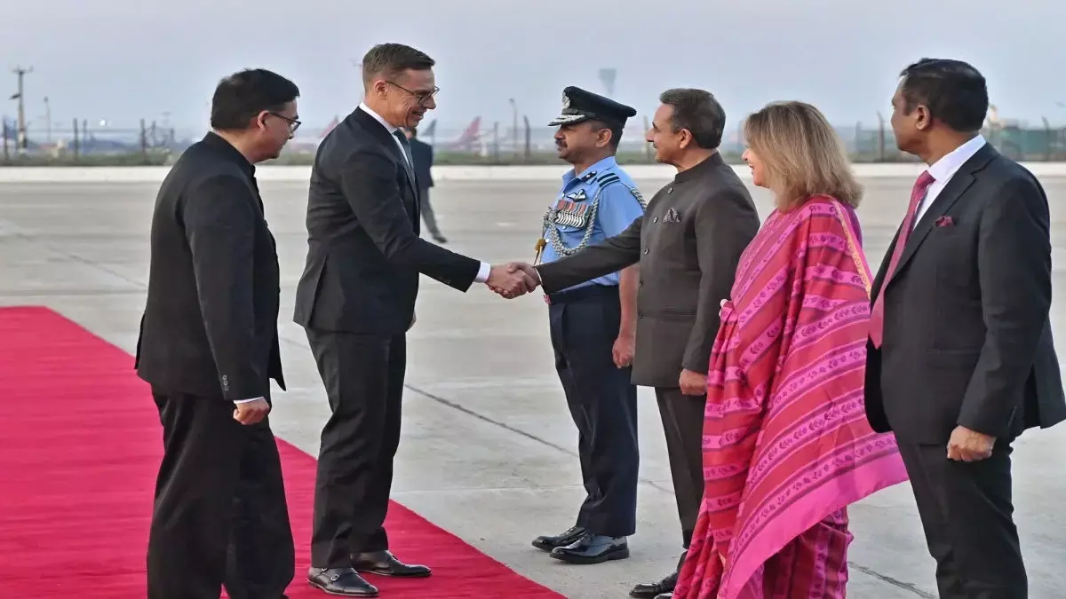 Finland के राष्ट्रपति अलेक्जेंडर स्टब रायसीना डायलॉग 2026 के चीफ गेस्ट के तौर पर नई दिल्ली में Finland के राष्ट्रपति अलेक्जेंडर स्टब रायसीना डायलॉग 2026 के चीफ गेस्ट के तौर पर नई दिल्ली में