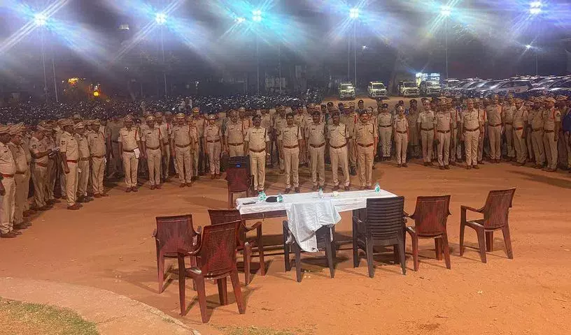 Hyderabad Police ने बड़ी आधी रात को इमरजेंसी की तैयारी का जायजा लिया