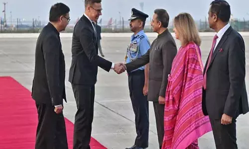 फिनलैंड के राष्ट्रपति अलेक्जेंडर स्टब नई Delhi पहुंचे, रायसीना डायलॉग 2026 के चीफ गेस्ट होंगे