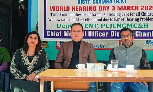वर्ल्ड हियरिंग डे के मौके पर Chamba में अवेयरनेस कैंप लगाया गया वर्ल्ड हियरिंग डे के मौके पर Chamba में अवेयरनेस कैंप लगाया गया