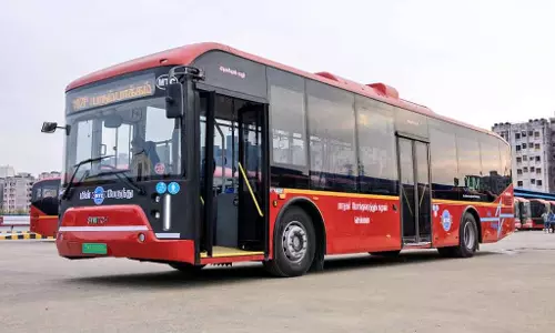 MTC ने Chennai के बेड़े में 100 लो-फ्लोर इलेक्ट्रिक बसें जोड़ीं
