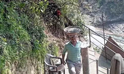 Himachal: जवाली में ग्रामीणों ने सड़क परियोजना के लिए तोड़ी गई सीढ़ियों का पुनर्निर्माण शुरू किया Himachal: जवाली में ग्रामीणों ने सड़क परियोजना के लिए तोड़ी गई सीढ़ियों का पुनर्निर्माण शुरू किया