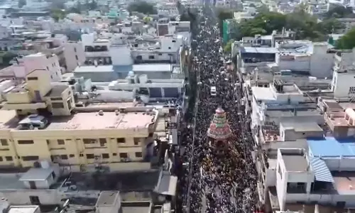 Coimbatore: कोनिअम्मन कोविल रथ उत्सव में 50,000 से अधिक श्रद्धालु शामिल