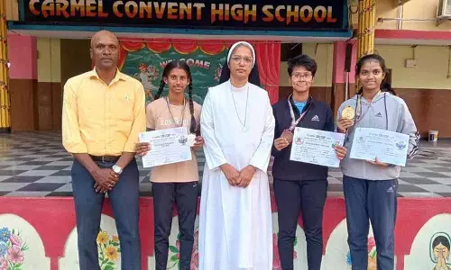 Mancherial के छात्र ने नेशनल इवेंट में स्टेट वॉलीबॉल टीम को रिप्रेजेंट किया Mancherial के छात्र ने नेशनल इवेंट में स्टेट वॉलीबॉल टीम को रिप्रेजेंट किया