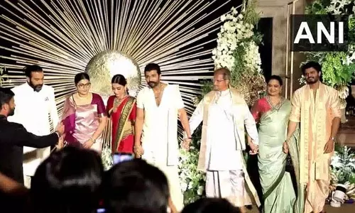 Vijay Deverakonda और Rashmika Mandanna का हैदराबाद में भव्य वेडिंग रिसेप्शन