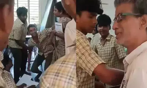 NTR District में 10वीं क्लास के स्टूडेंट ने टीचर पर हमला किया
