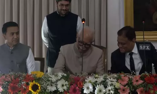 जस्टिस संदीप काशीनाथ शिंदे ने Goa के लोकायुक्त के तौर पर शपथ ली जस्टिस संदीप काशीनाथ शिंदे ने Goa के लोकायुक्त के तौर पर शपथ ली