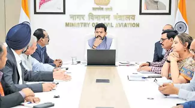 Andhra : राममोहन नायडू ने तीन मुख्य प्रोजेक्ट्स का रिव्यू किया Andhra : राममोहन नायडू ने तीन मुख्य प्रोजेक्ट्स का रिव्यू किया