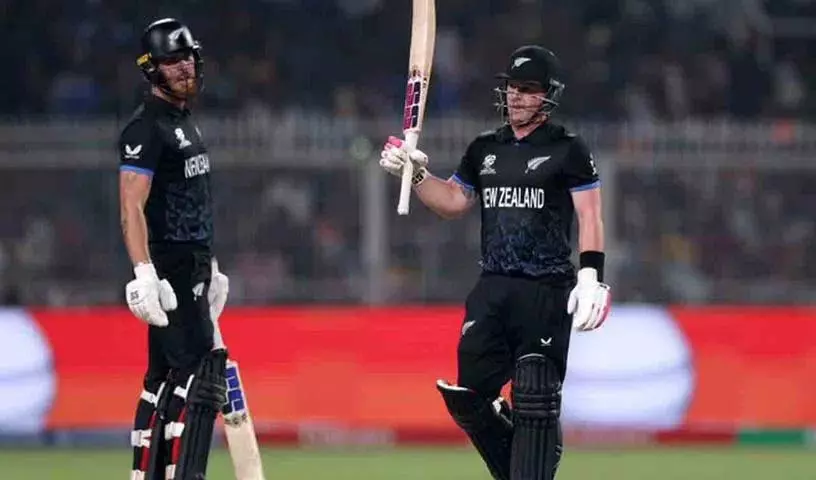 न्यूजीलैंड के ओपनर्स ने Power Play में 84 रन बनाए न्यूजीलैंड के ओपनर्स ने Power Play में 84 रन बनाए