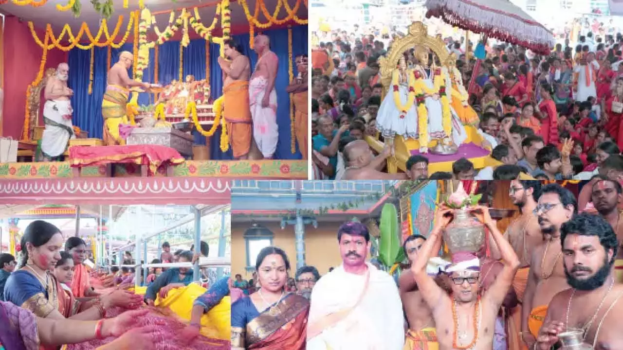 Telangana: भद्राद्री मंदिर में श्री राम नवमी की तैयारियां शुरू