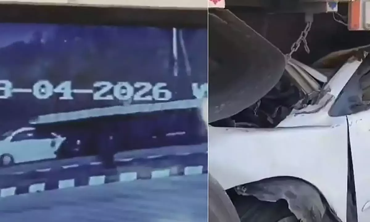 Karnataka: चित्तूर के पास कार-लॉरी की टक्कर में बेंगलुरु के पांच लोगों की मौत Karnataka: चित्तूर के पास कार-लॉरी की टक्कर में बेंगलुरु के पांच लोगों की मौत