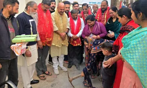 Yudhveer ने 32 लाख रुपये के विकास कार्यों का शुभारंभ किया Yudhveer ने 32 लाख रुपये के विकास कार्यों का शुभारंभ किया