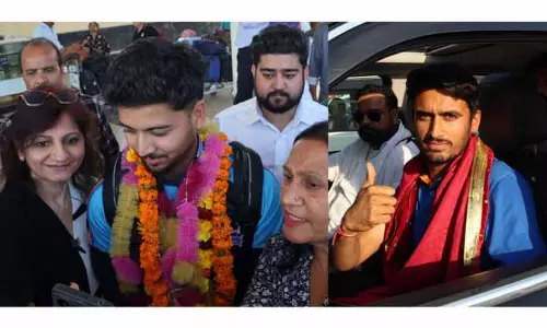 Jammu-Kashmir रणजी टीम का शानदार स्वागत Jammu-Kashmir रणजी टीम का शानदार स्वागत