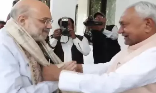 केंद्रीय गृह मंत्री अमित शाह ने बिहार के CM नीतीश कुमार से मुलाकात की, उनके राज्यसभा जाने के बीच
