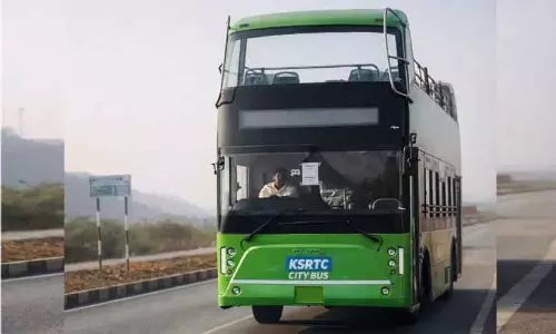 KSRTC सिटी राइड डबल डेकर बस आज कोझिकोड पहुंचेगी KSRTC सिटी राइड डबल डेकर बस आज कोझिकोड पहुंचेगी