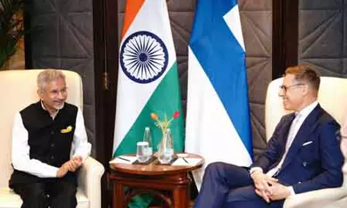 Jaishankar ने रायसीना डायलॉग से पहले फिनलैंड के राष्ट्रपति स्टब से द्विपक्षीय संबंधों पर चर्चा की Jaishankar ने रायसीना डायलॉग से पहले फिनलैंड के राष्ट्रपति स्टब से द्विपक्षीय संबंधों पर चर्चा की
