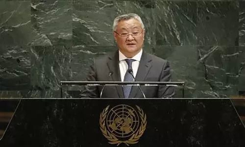 Chinese प्रतिनिधि ने चुनिंदा आतंकवाद और दोहरे मापदंडों का कड़ा विरोध करने की अपील की