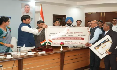 Sirsa: तकनीकी शिक्षा में नाथूसरी चौपटा संस्थान ने हासिल की शीर्ष रैंक Sirsa: तकनीकी शिक्षा में नाथूसरी चौपटा संस्थान ने हासिल की शीर्ष रैंक