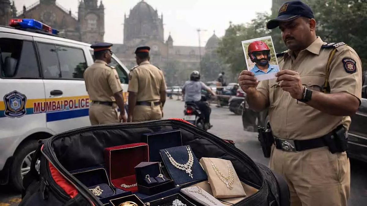 Mumbai : डिलीवरी ड्राइवर ₹69.74 लाख के हीरे के गहने लेकर भागा, पुलिस ने तलाश शुरू की Mumbai : डिलीवरी ड्राइवर ₹69.74 लाख के हीरे के गहने लेकर भागा, पुलिस ने तलाश शुरू की