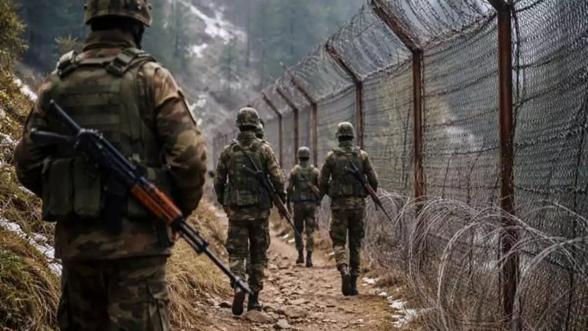 सेना ने Poonch सेक्टर में LoC पर घुसपैठ की कोशिश नाकाम की सेना ने Poonch सेक्टर में LoC पर घुसपैठ की कोशिश नाकाम की