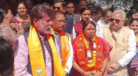 लक्ष्मी वर्मा ने विधानसभा में राज्यसभा चुनाव के लिए नामांकन दाखिल किया लक्ष्मी वर्मा ने विधानसभा में राज्यसभा चुनाव के लिए नामांकन दाखिल किया