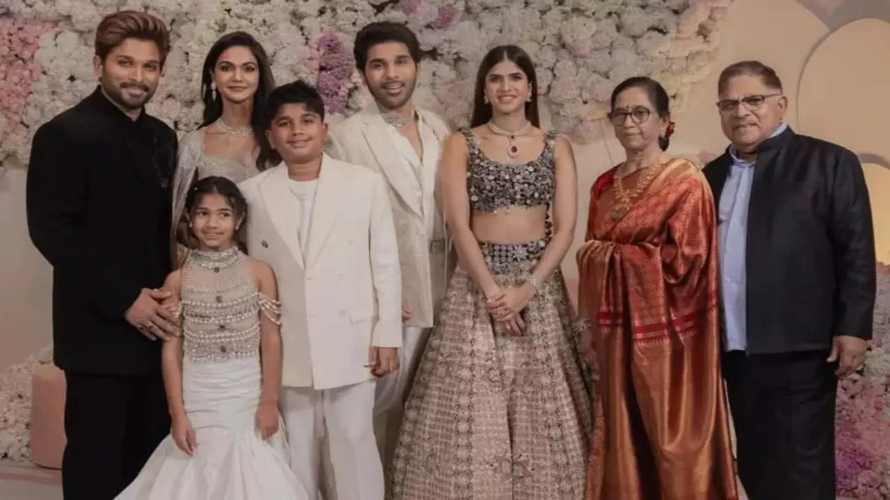 अल्लू सिरीश-नयनिका Pre-wedding रिसेप्शन अल्लू सिरीश-नयनिका Pre-wedding रिसेप्शन