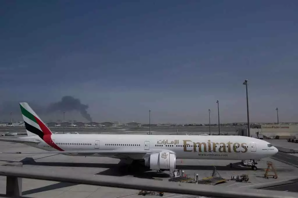 एमिरेट्स की फ्लाइट Dubai से 364 फंसे हुए यात्रियों को लेकर आई एमिरेट्स की फ्लाइट Dubai से 364 फंसे हुए यात्रियों को लेकर आई