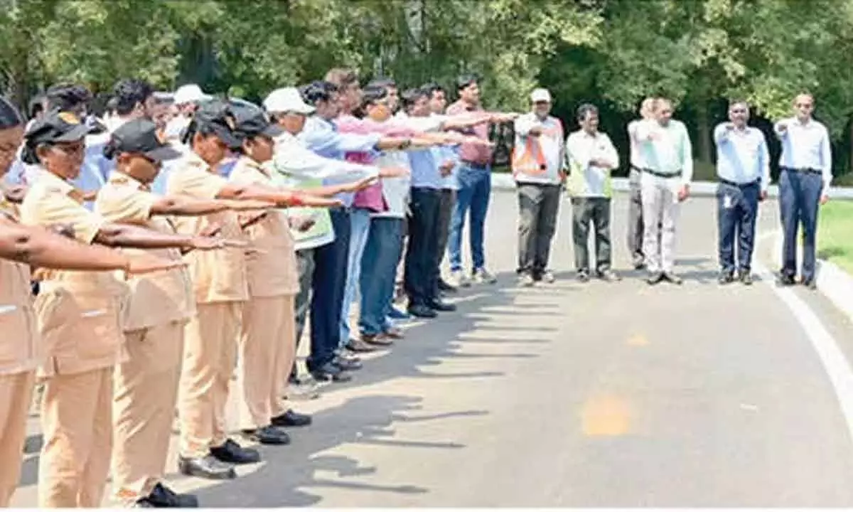 Sri City में राष्ट्रीय सुरक्षा सप्ताह का समापन Sri City में राष्ट्रीय सुरक्षा सप्ताह का समापन
