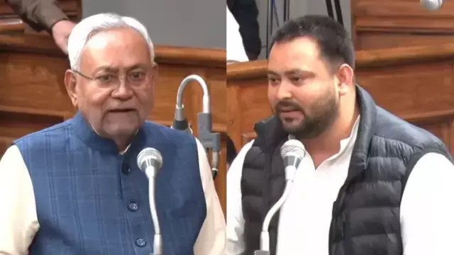 Patna: नीतीश पर तेजस्वी ने साधा निशाना, दिया तीखा राजनीतिक संदेश Patna: नीतीश पर तेजस्वी ने साधा निशाना, दिया तीखा राजनीतिक संदेश