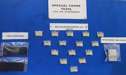 Hyderabad पुलिस ने 72 ग्राम MDMA के साथ तीन लोगों को गिरफ्तार किया Hyderabad पुलिस ने 72 ग्राम MDMA के साथ तीन लोगों को गिरफ्तार किया