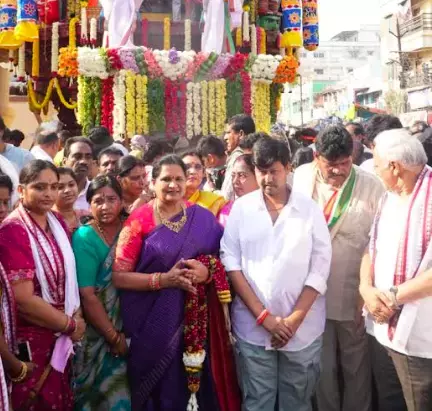 Andhra : नेल्लोर तलपागिरी रथोत्सव की भावना में डूबा