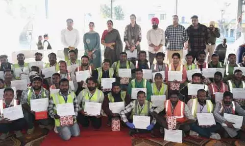 Yamunanagar में सफाई मित्रों को स्वच्छ सर्वेक्षण में सम्मानित किया गया