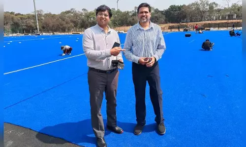 Women’s World Cup क्वालीफायर से पहले गाचीबोवली हॉकी स्टेडियम का रेनोवेशन पूरा Women’s World Cup क्वालीफायर से पहले गाचीबोवली हॉकी स्टेडियम का रेनोवेशन पूरा