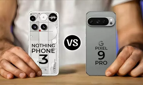 Nothing Phone 3 vs Google Pixel 9 Pro: कैमरा, फीचर्स और कीमत की तुलना, जानें कौन है बेस्ट Nothing Phone 3 vs Google Pixel 9 Pro: कैमरा, फीचर्स और कीमत की तुलना, जानें कौन है बेस्ट
