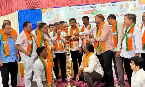 Davanagere : उपचुनाव जीतने पर भाजपा सत्ता में आएगी