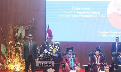 Nagaland यूनिवर्सिटी के कॉन्वोकेशन में शामिल हुए उपराष्ट्रपति