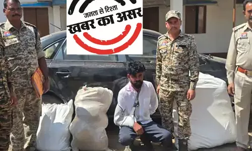 केशकाल पुलिस ने 112 किलो गांजे के साथ अंतरराज्यीय तस्कर को पकड़ा