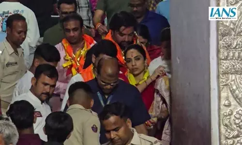 अभिनेता नागा चैतन्य ने भगवान जगन्नाथ के दर्शन किए, आशीर्वाद के लिए किया मंदिर दर्शन अभिनेता नागा चैतन्य ने भगवान जगन्नाथ के दर्शन किए, आशीर्वाद के लिए किया मंदिर दर्शन