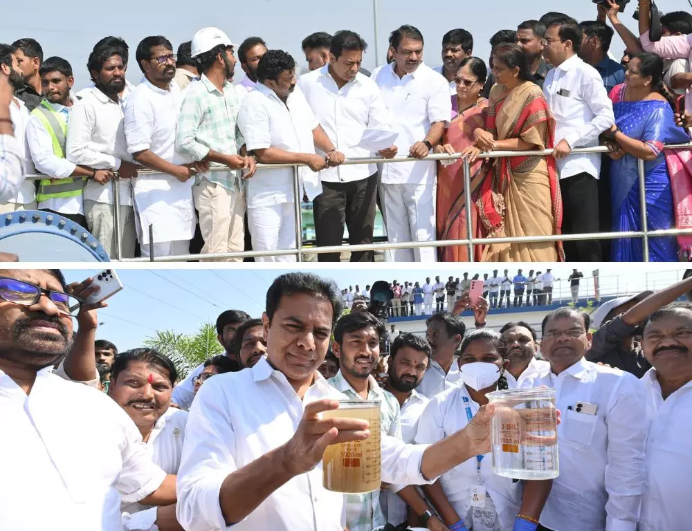 KTR ने चेतावनी दी कि BRS कार्यकर्ता मूसी नदी में तोड़फोड़ के दौरान बुलडोजर को रोकेंगे KTR ने चेतावनी दी कि BRS कार्यकर्ता मूसी नदी में तोड़फोड़ के दौरान बुलडोजर को रोकेंगे