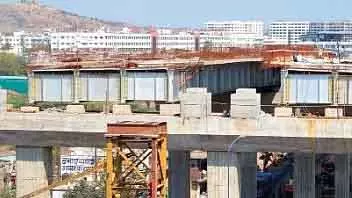 Indore डबल-डेकर ब्रिज: 800 टन के बो-स्ट्रिंग गर्डर लॉन्च किए जाएंगे Indore डबल-डेकर ब्रिज: 800 टन के बो-स्ट्रिंग गर्डर लॉन्च किए जाएंगे