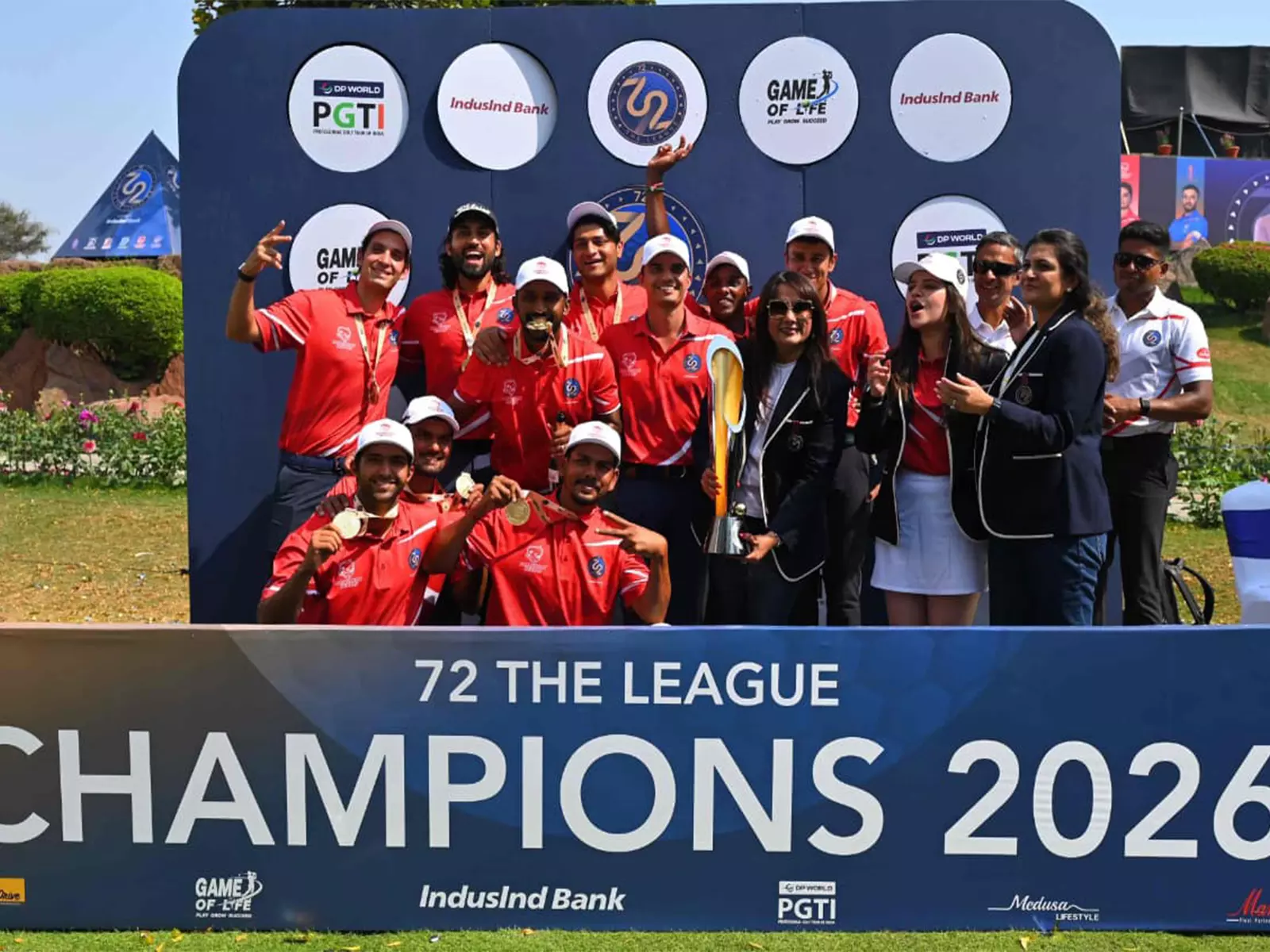 Rajasthan Regals ने फाइनल में शानदार जीत हासिल की और PGTI की 72वीं द लीग की पहली चैंपियन बनीं Rajasthan Regals ने फाइनल में शानदार जीत हासिल की और PGTI की 72वीं द लीग की पहली चैंपियन बनीं