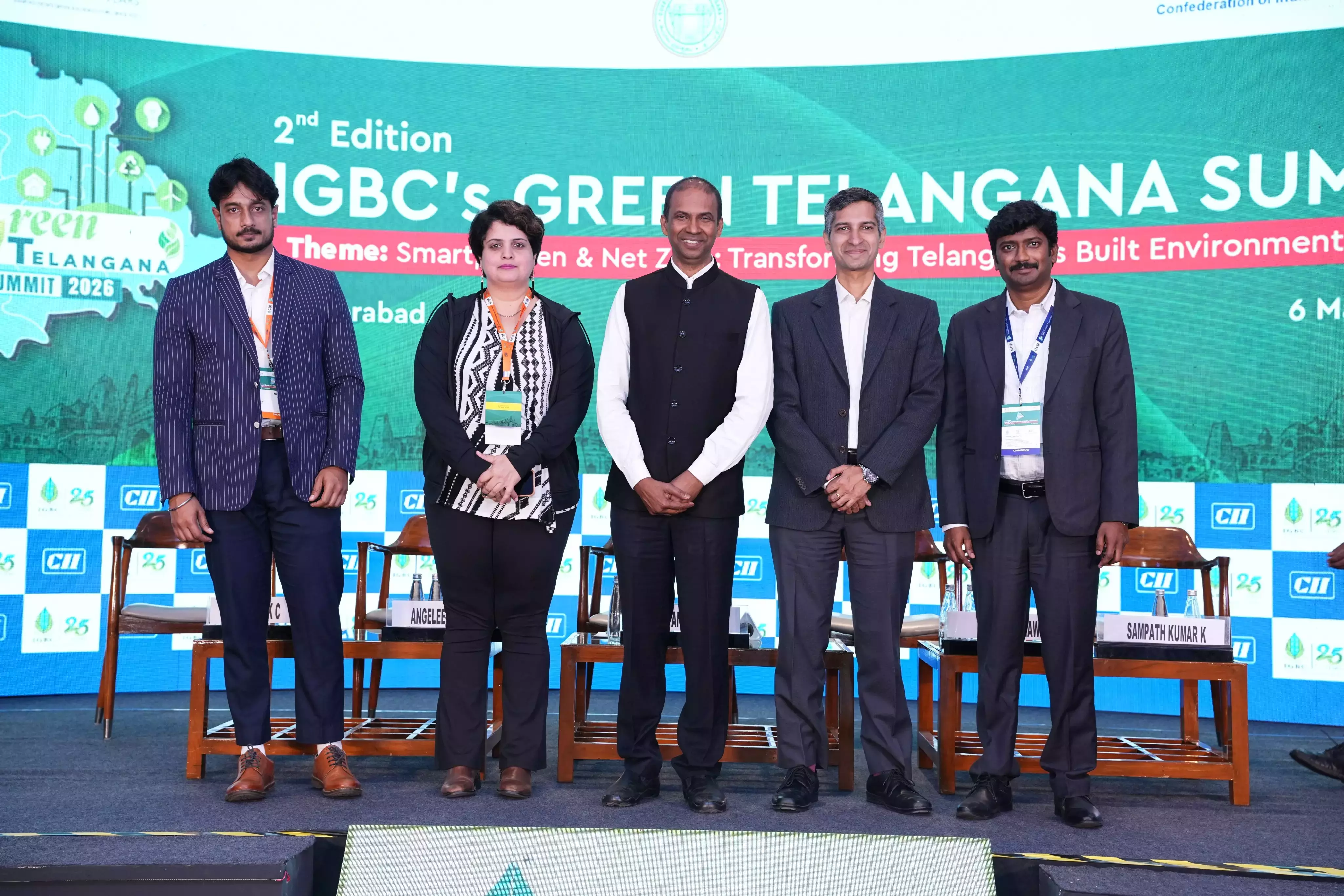 Telangana: ग्रीन प्रैक्टिस के लिए 47 प्रोजेक्ट्स को सम्मानित किया गया Telangana: ग्रीन प्रैक्टिस के लिए 47 प्रोजेक्ट्स को सम्मानित किया गया
