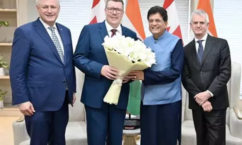 पीयूष गोयल ने कनाडा के पूर्व प्रधानमंत्री स्टीफन हार्पर से मुलाकात की, आर्थिक साझेदारी को मजबूत करने पर हुई चर्चा